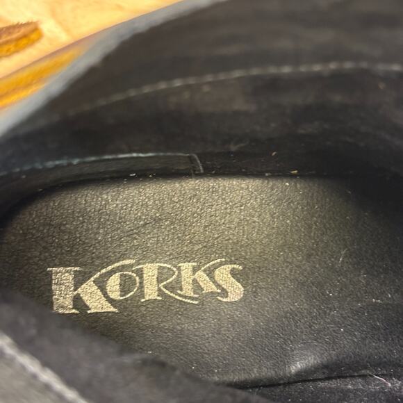 Korks Womens Hipster Boho Cottage Leather Lace Booties Size 8.5 Trad Wife Comfy - Picture 3 of 8